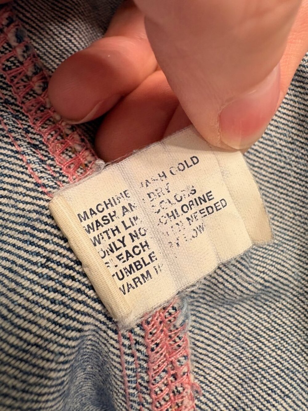 Vintage Y2K Gap Stretch Blue Cropped Denim Trucker Jacket Size XS - Picture 6 of 8